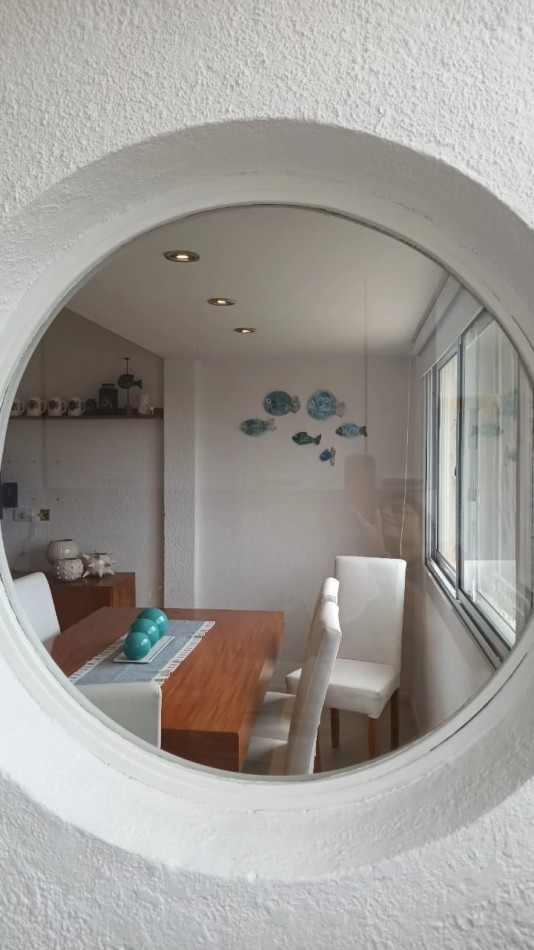 DEPARTAMENTO EN ALQUILER TEMPORARIO EN PINAMAR  P/6 PERSONAS VISTA AL MAR CON CON COCHERA CUBIERTA